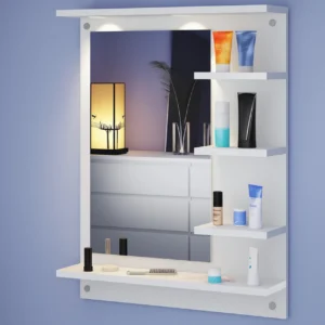 Regal Furniture LED Light Wall Dressing Mirror And Storage For Li...more