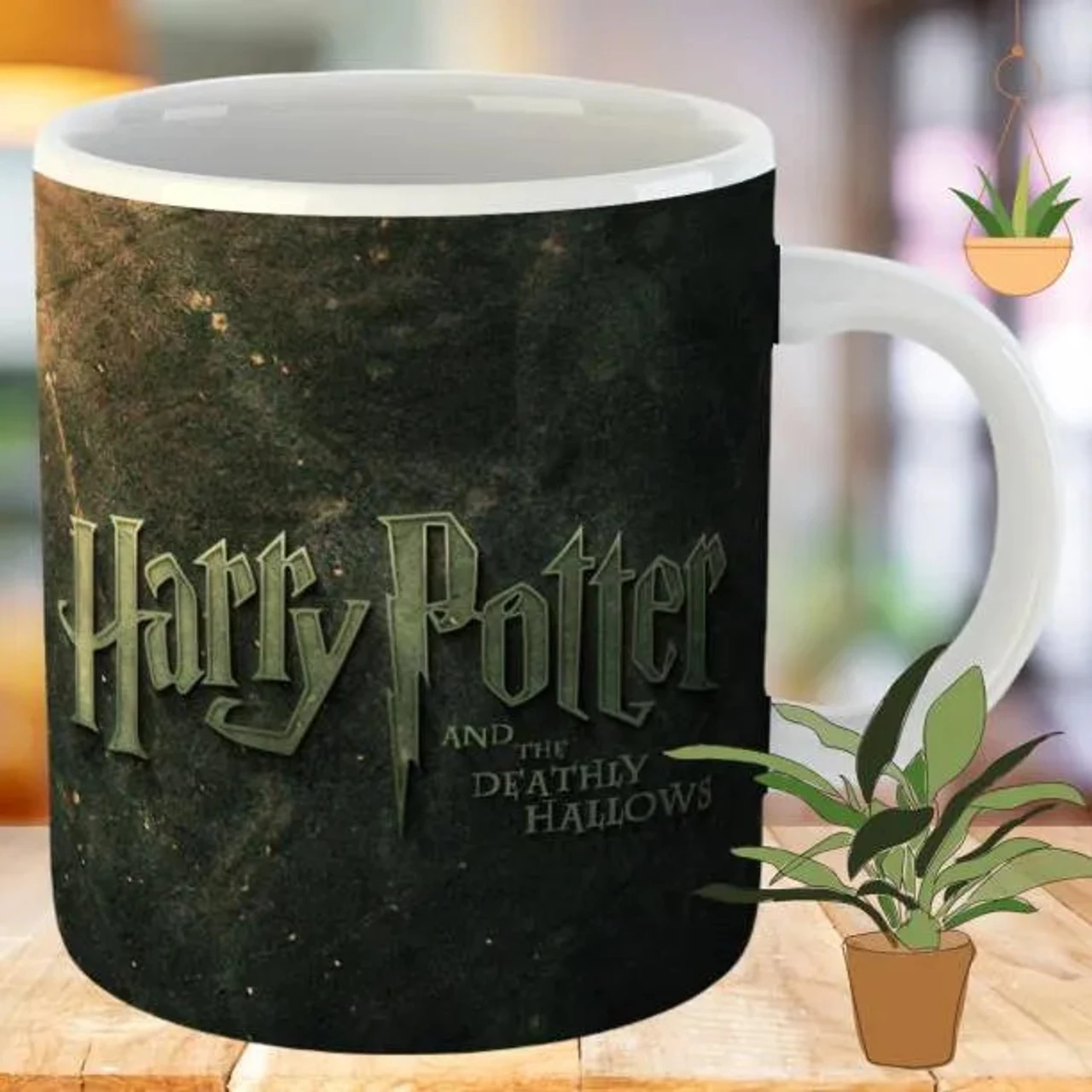 harry-potter-and-the-death-hallow-premium-mug-for-daily-use-original-imah8sf5phsjrbsx Solo Gift harry potter - 11 Ceramic Coffee Mug (300 ml) - Image 3